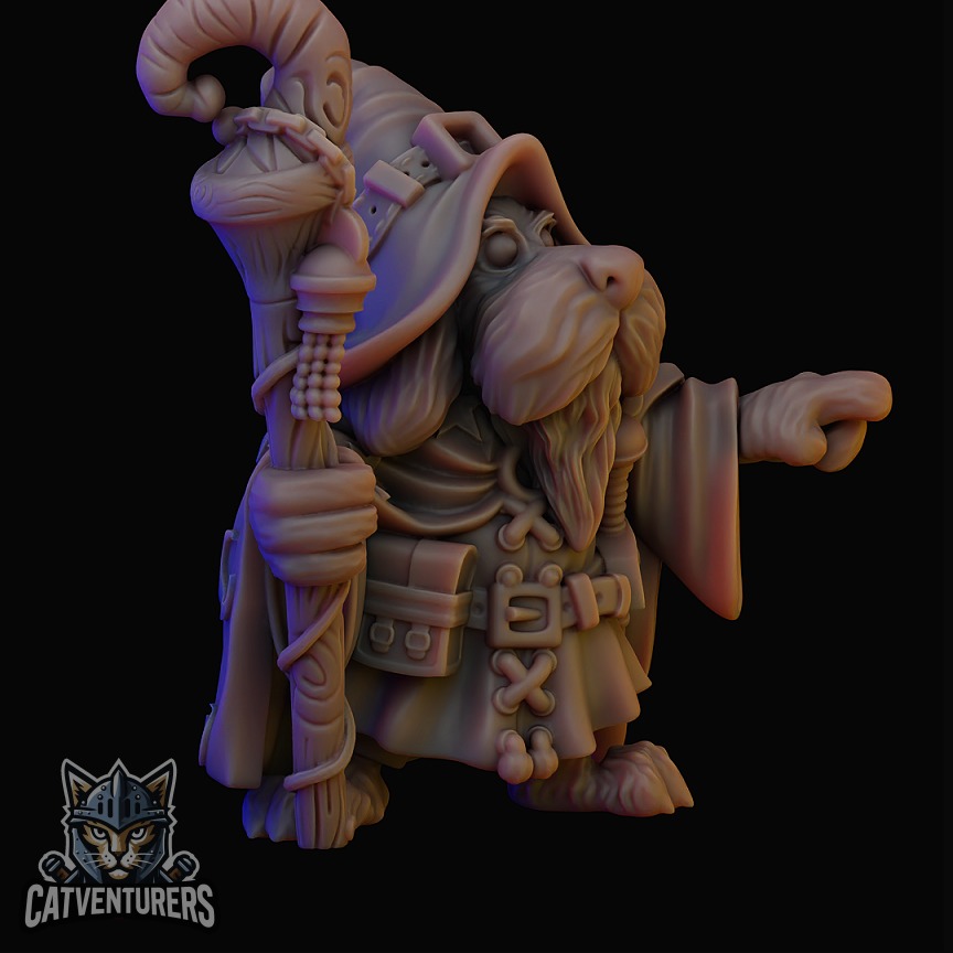 Perrimus the Spellhound 3D print model_1
