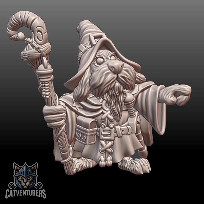 Perrimus the Spellhound 3D print model_2