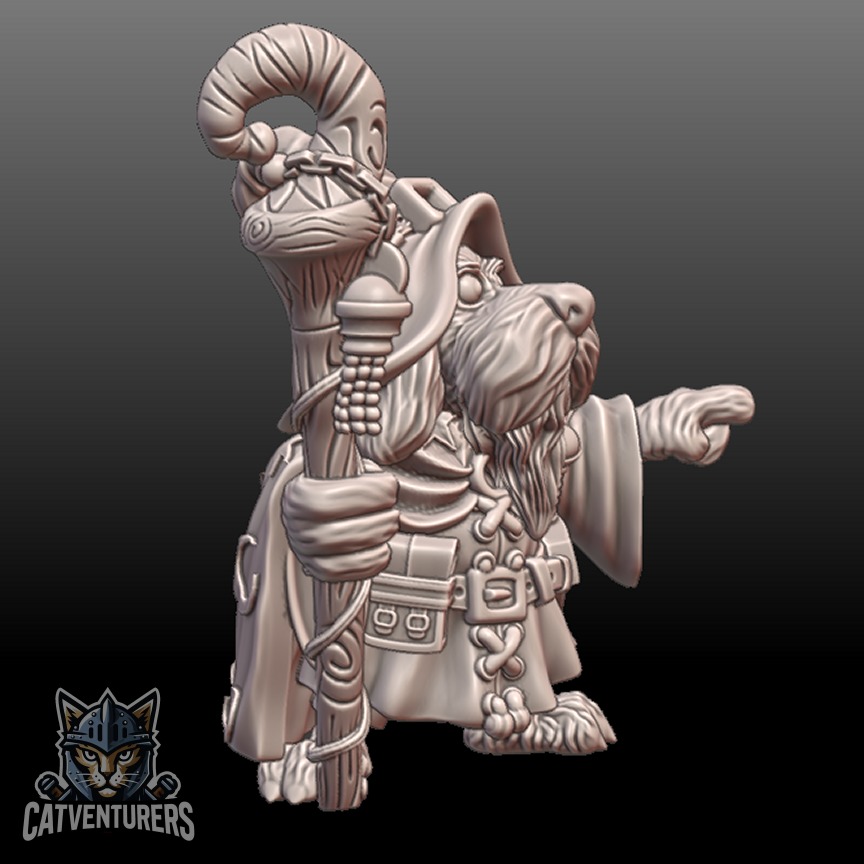 Perrimus the Spellhound 3D print model_4