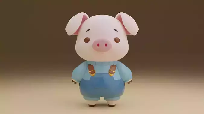 Cute pig