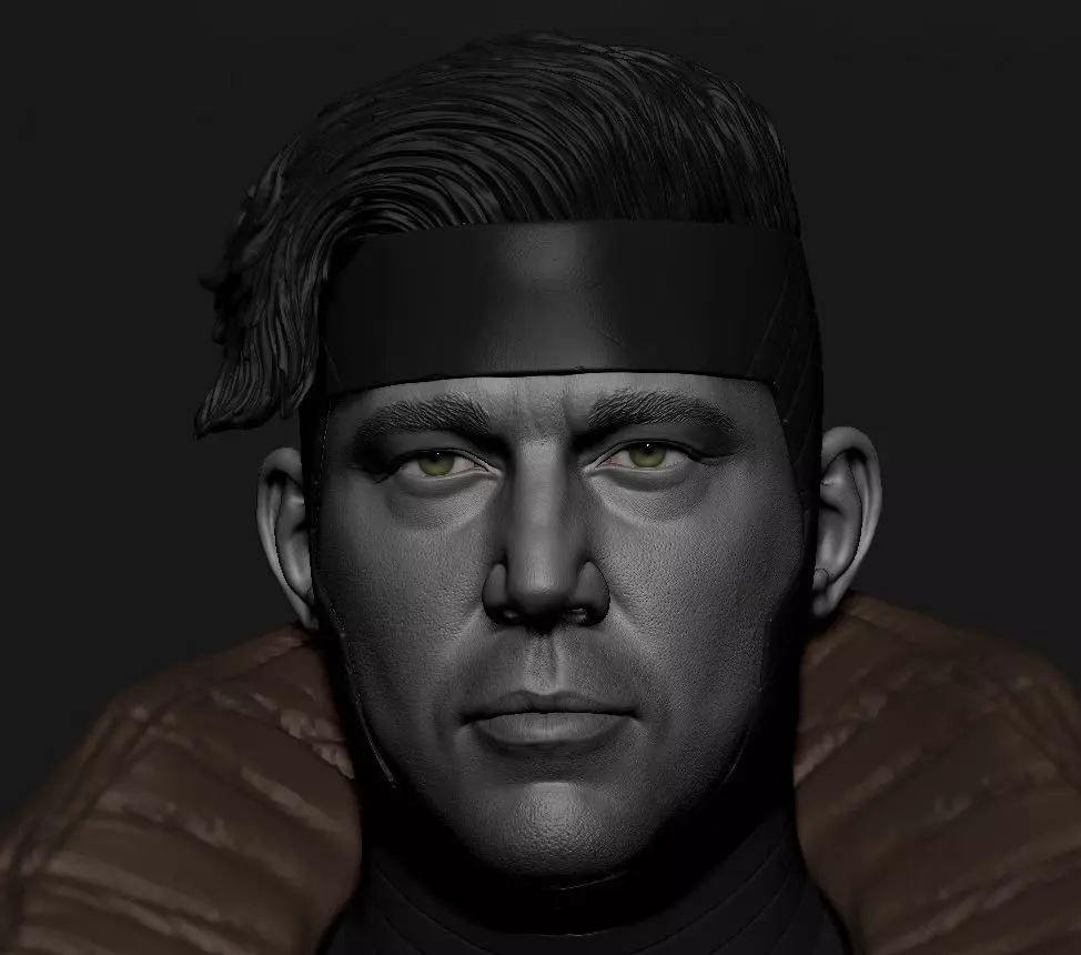 Channing Tatum - Gambit Head - Deadpool and Wolverine 3D print model_0