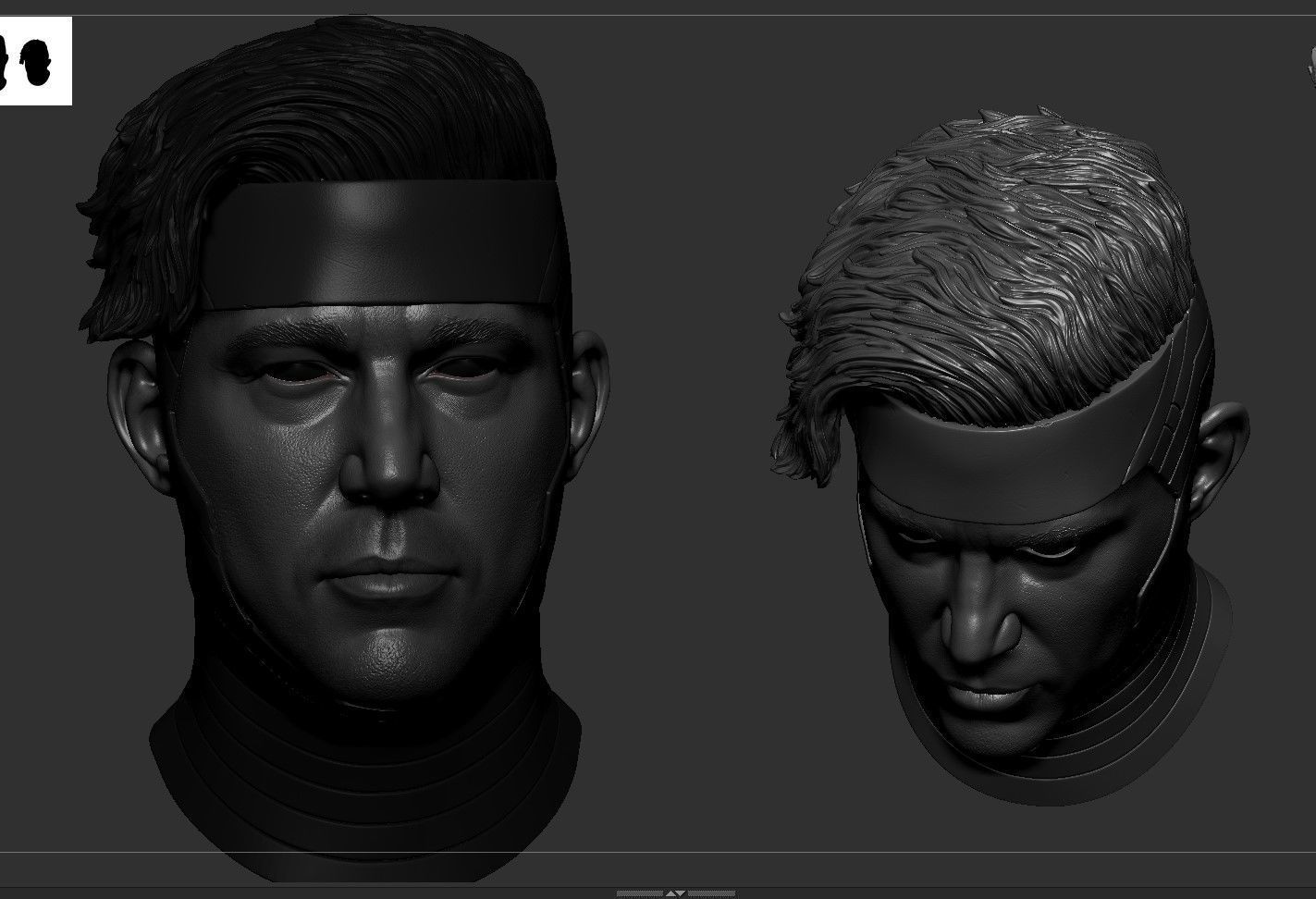 Channing Tatum - Gambit Head - Deadpool and Wolverine 3D print model_13