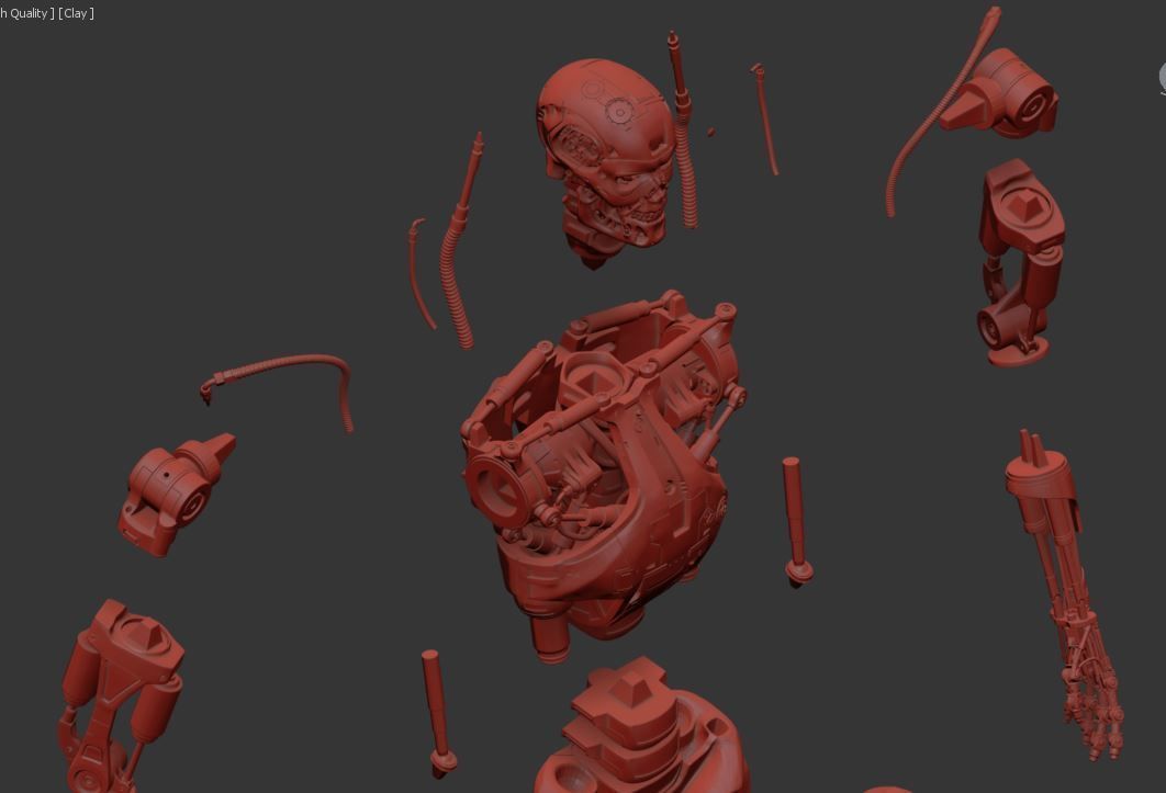 T-800 Terminator V2 3D print model_6