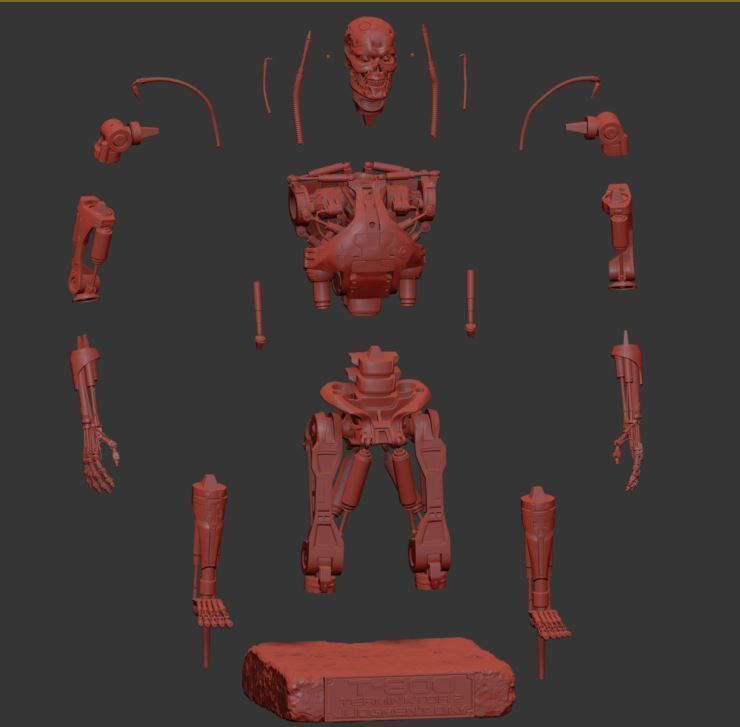T-800 Terminator V2 3D print model_2