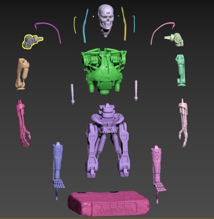 T-800 Terminator V2 3D print model_5