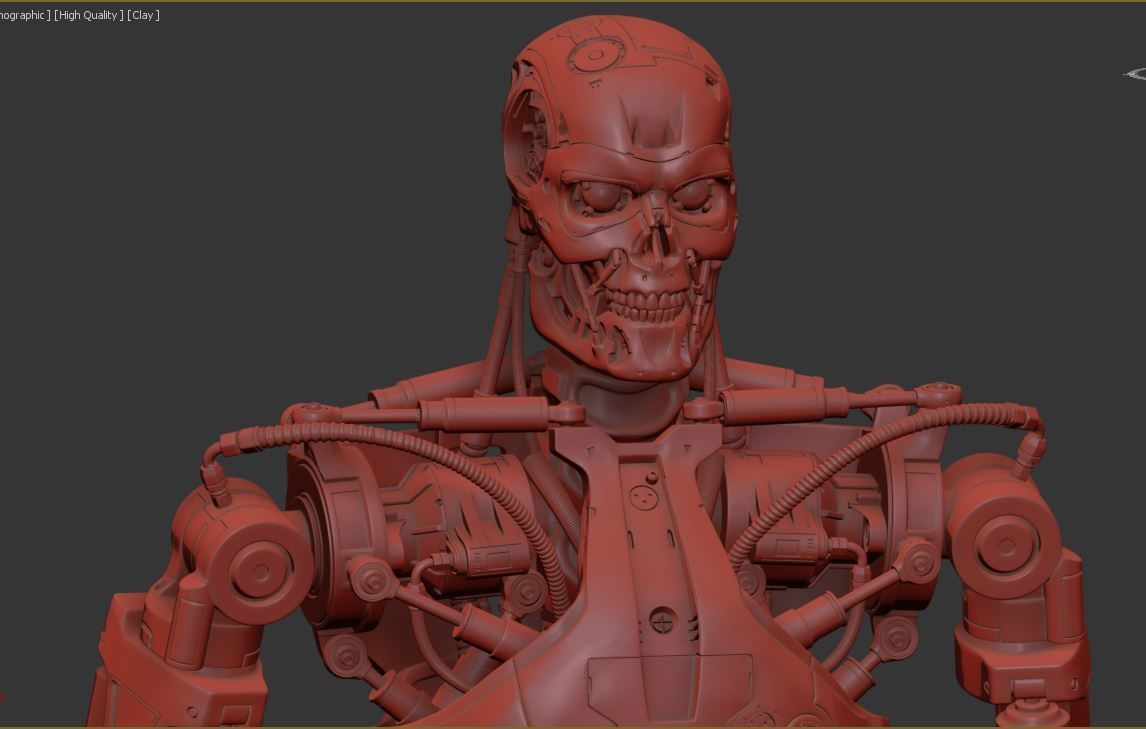 T-800 Terminator V2 3D print model_10