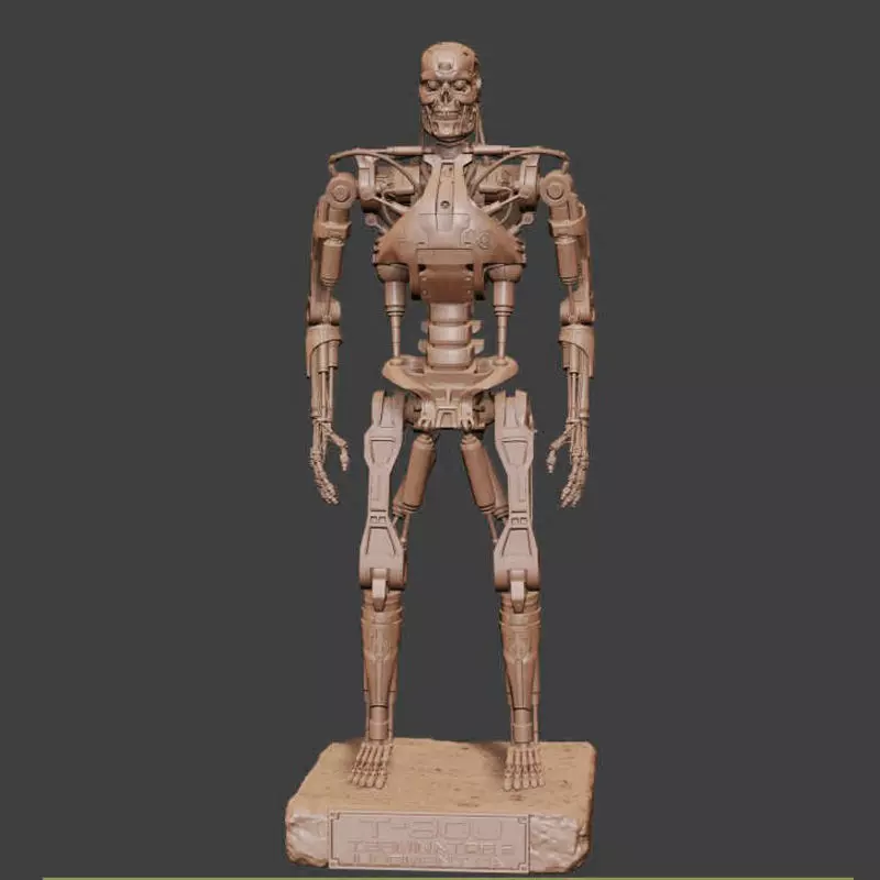 T-800 Terminator V2 3D print model_0