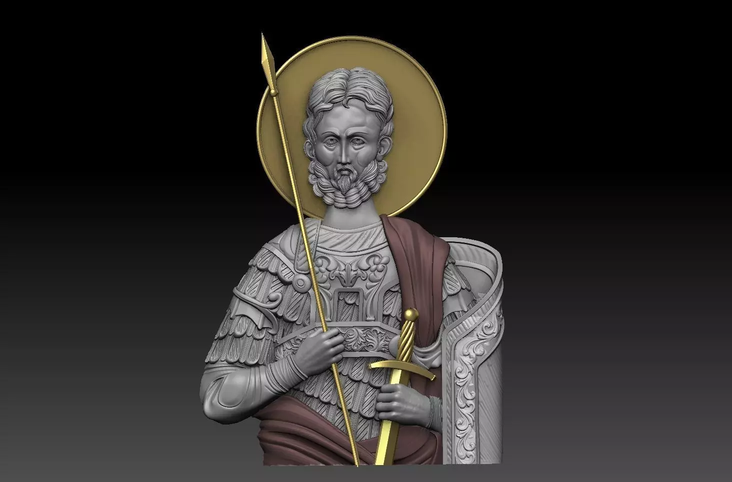 saint Efstathios 3D print model