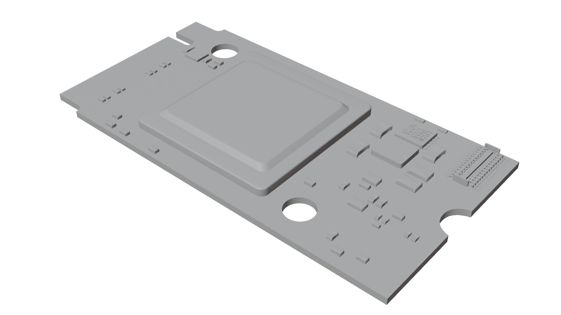 Raspberry pi Ai kit 1 Low-poly 3D model_4