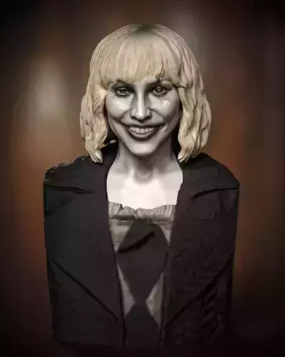 Smile Joker 2 Folie a Deux Harley Quinn Lady Gaga bust 3D print model