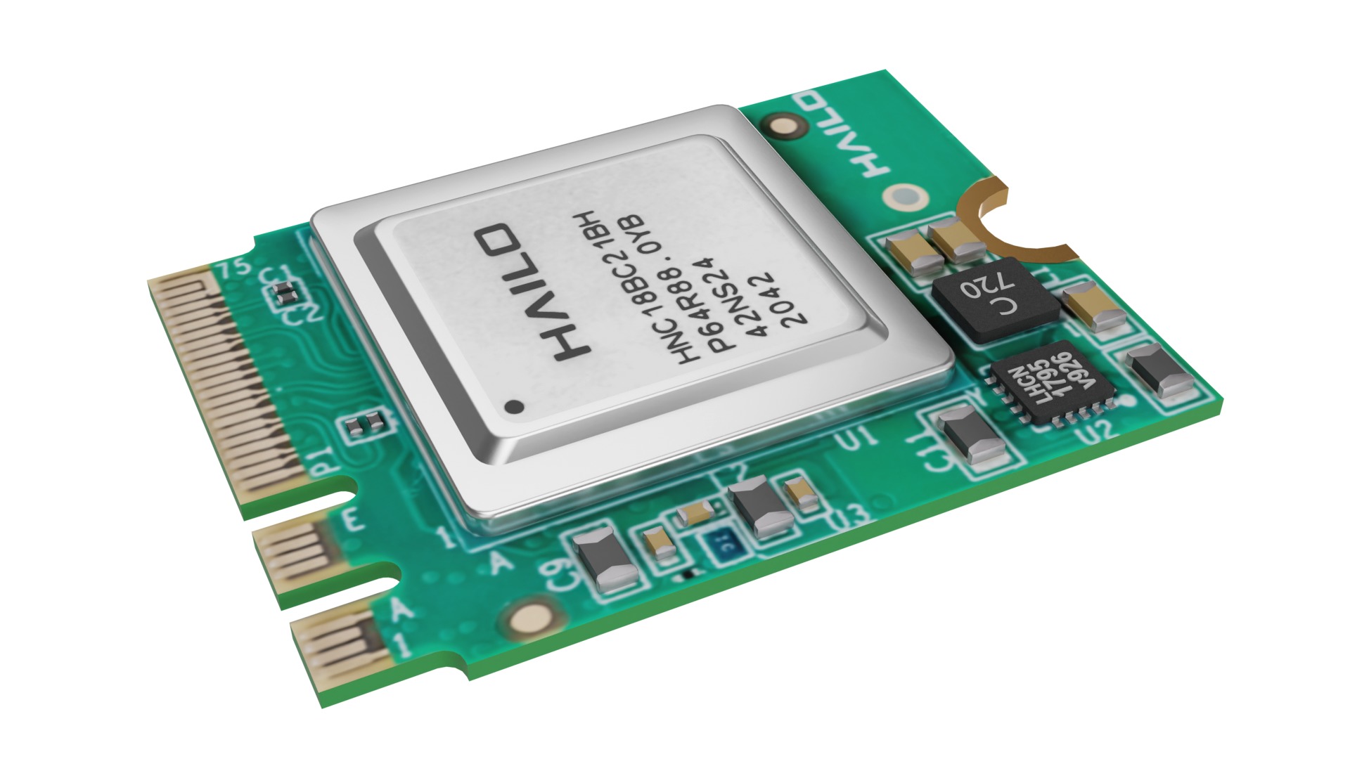 Raspberry pi Ai kit 3 Low-poly 3D model_1