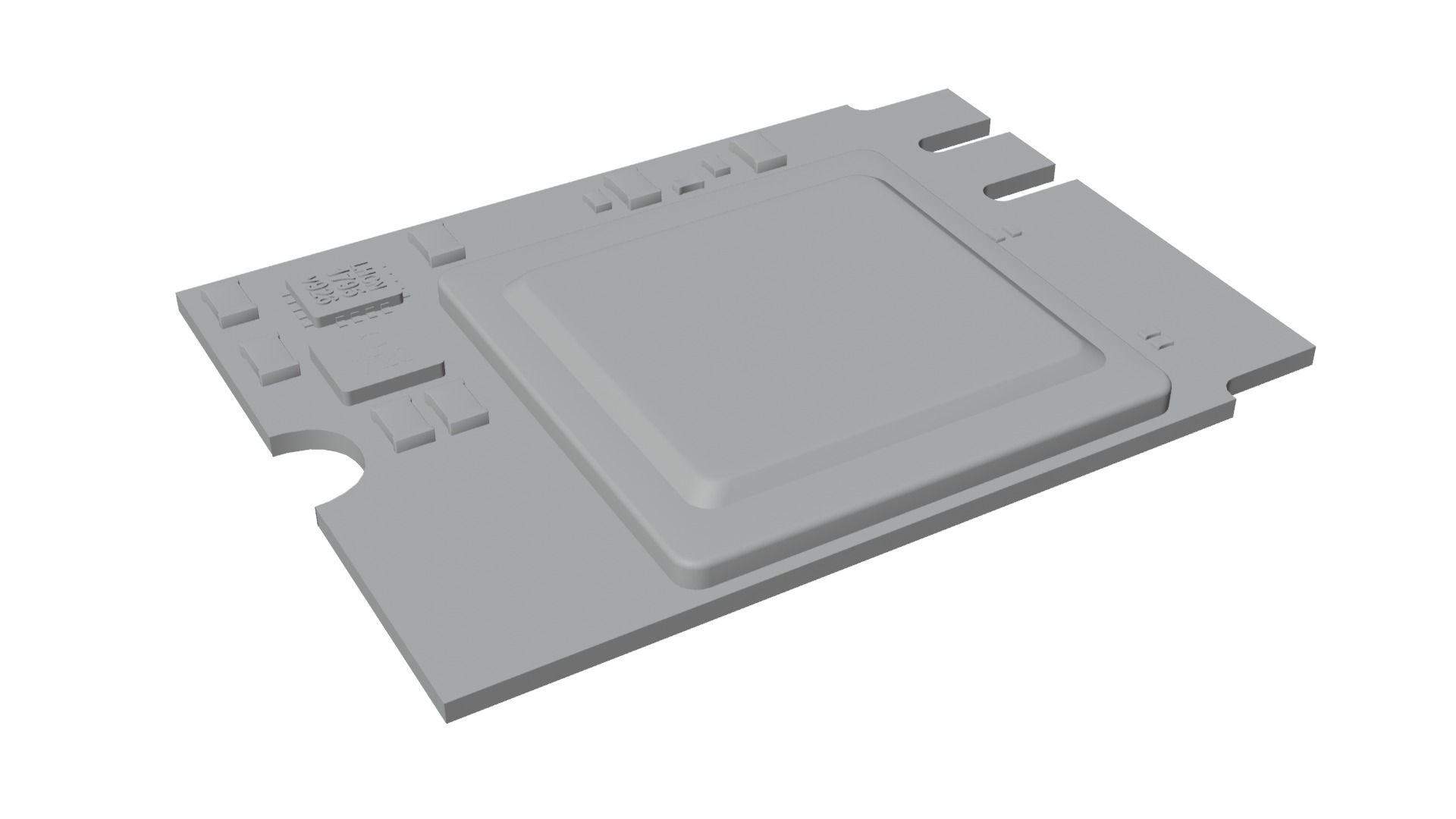 Raspberry pi Ai kit 3 Low-poly 3D model_6