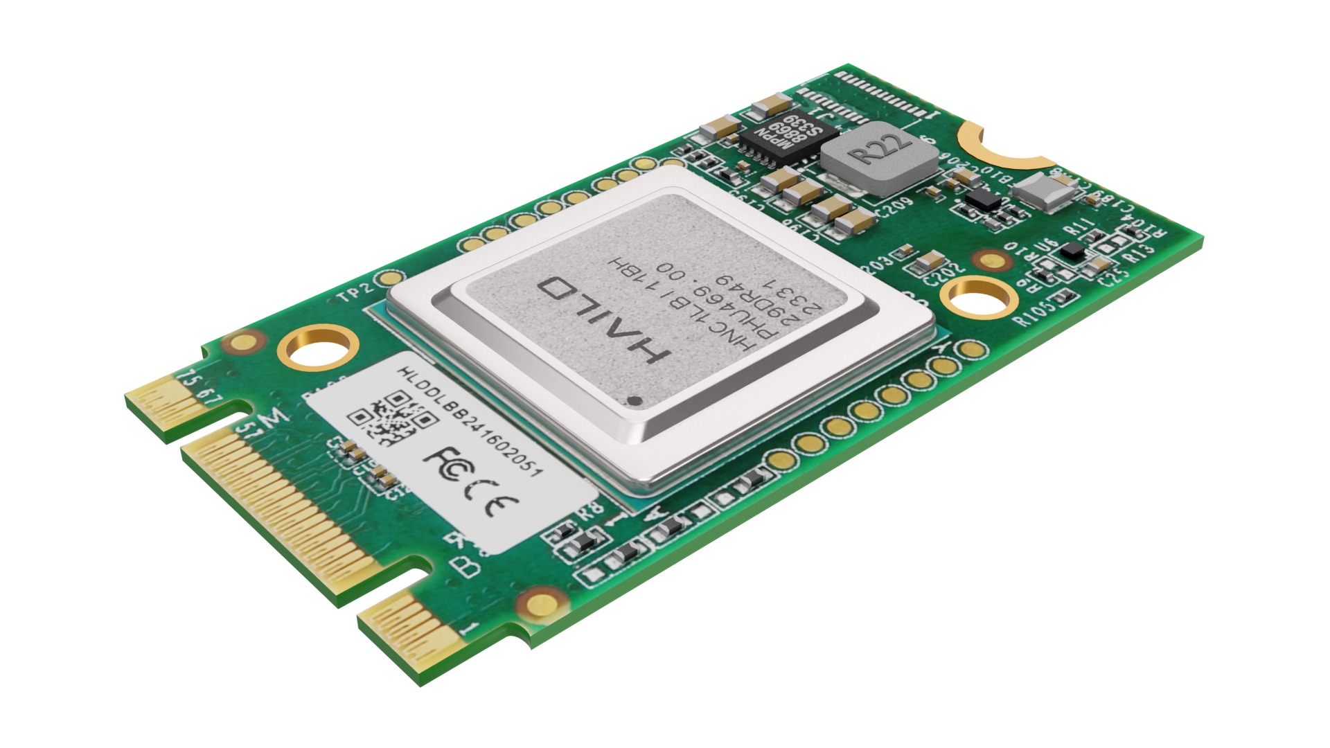 Raspberry pi Ai kit 5 Low-poly 3D model_3