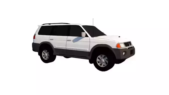 MITSUBISHI MONTERO SPORT 2 5 DIESEL 4WD 2001 Low-poly 3D model