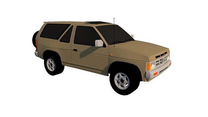 NISSAN TERRANO 3  DOOR 3 0 V6 4X4 1993 Low-poly 3D model