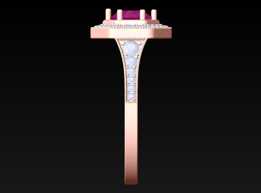 Diamond Ring - Womens Rings - N442024 3D print model_5