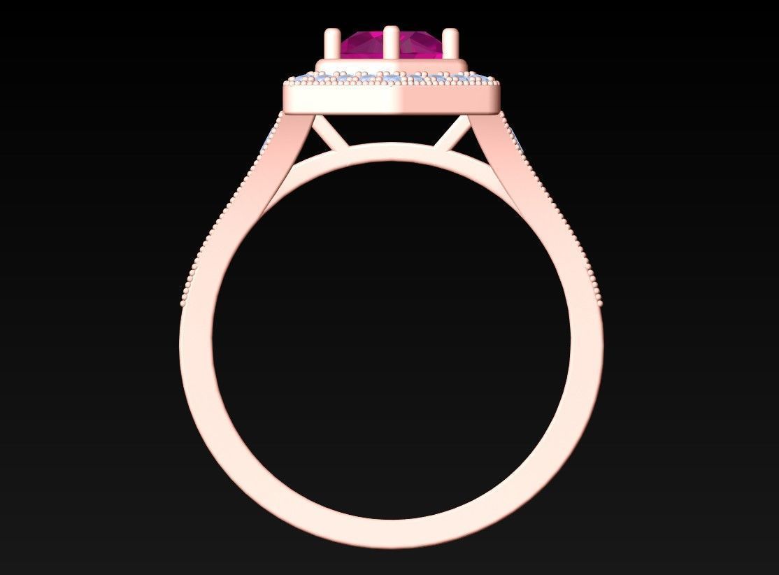 Diamond Ring - Womens Rings - N442024 3D print model_6