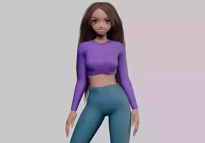 classic anime girl V32325 