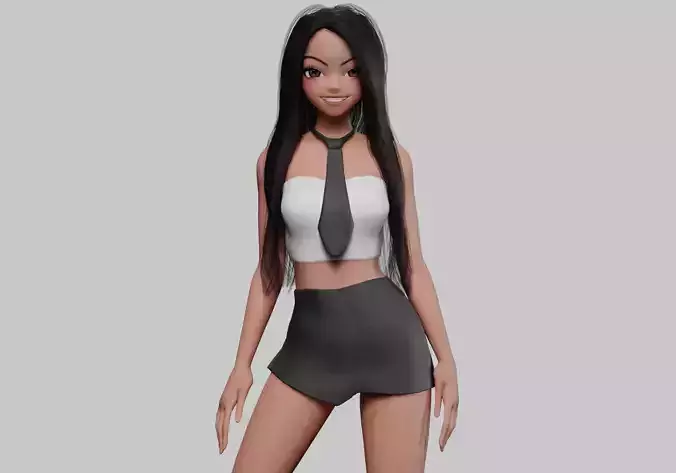 anime stylized girl V24189 