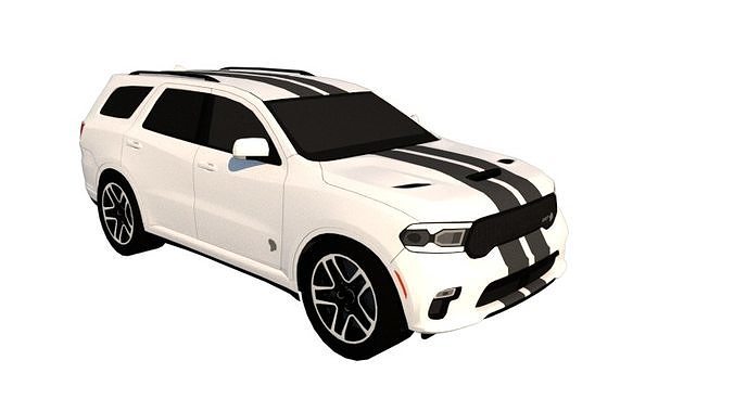 DODGE DURANGO V8 6 2 AWD SRT HELLCAT  2022 Low-poly 3D model