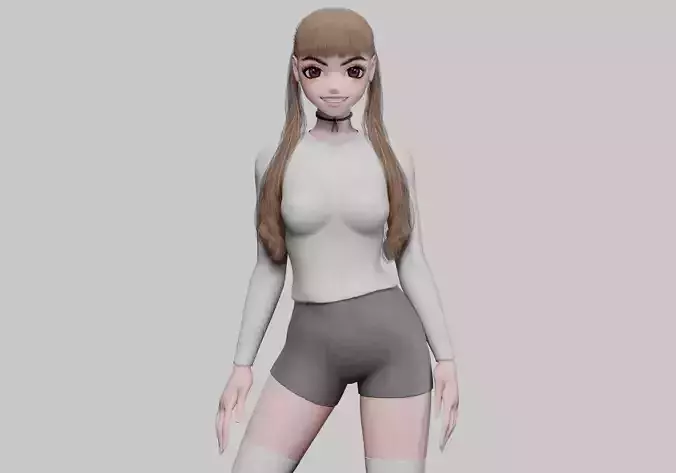 Young anime girl V26969 