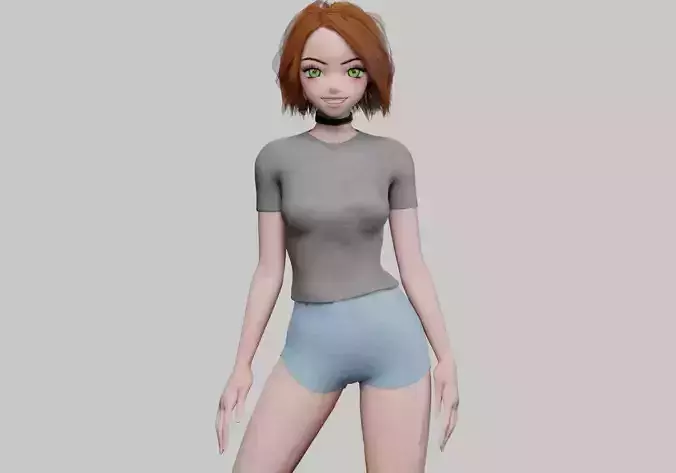 Standard cute girl V30482 