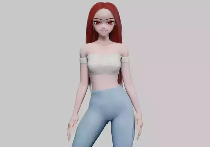 pretty anime girl V30221 