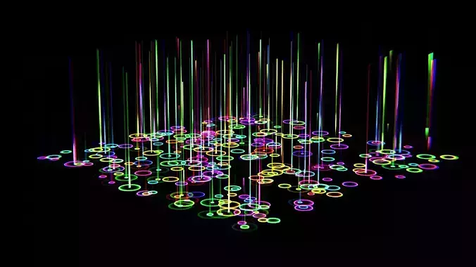 Colourfull circle animation