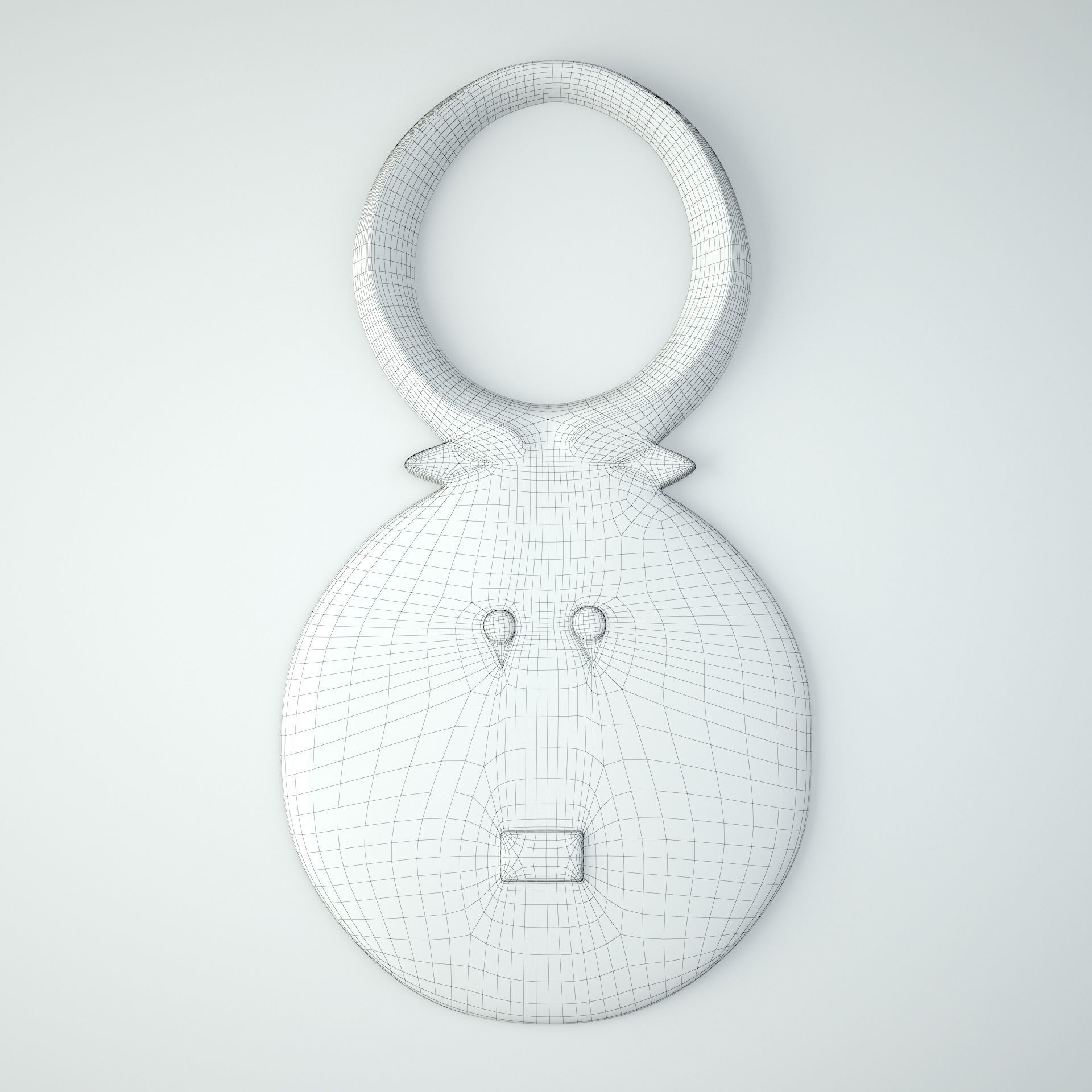 Giant Bobo Sun Mask 3D model_2