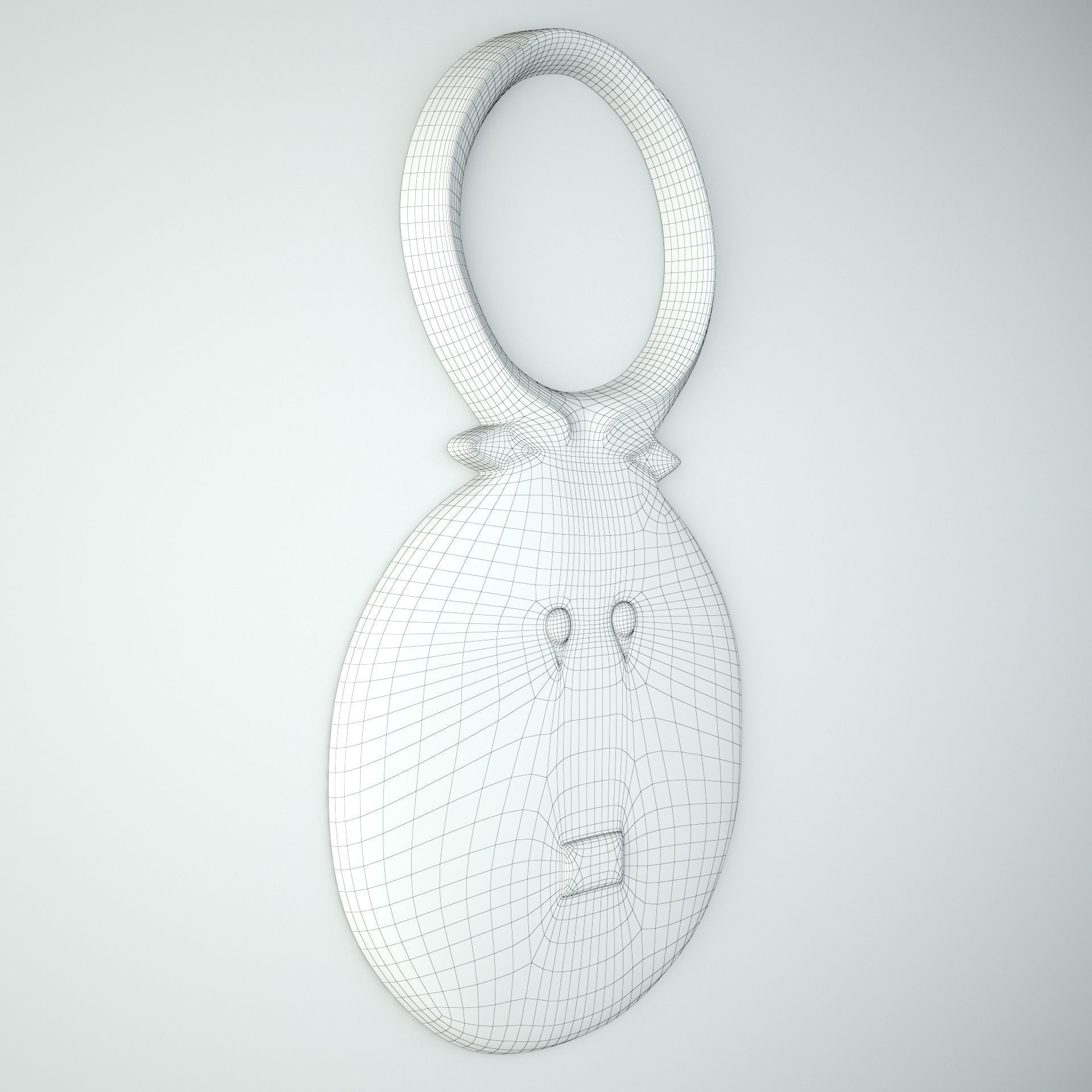 Giant Bobo Sun Mask 3D model_4