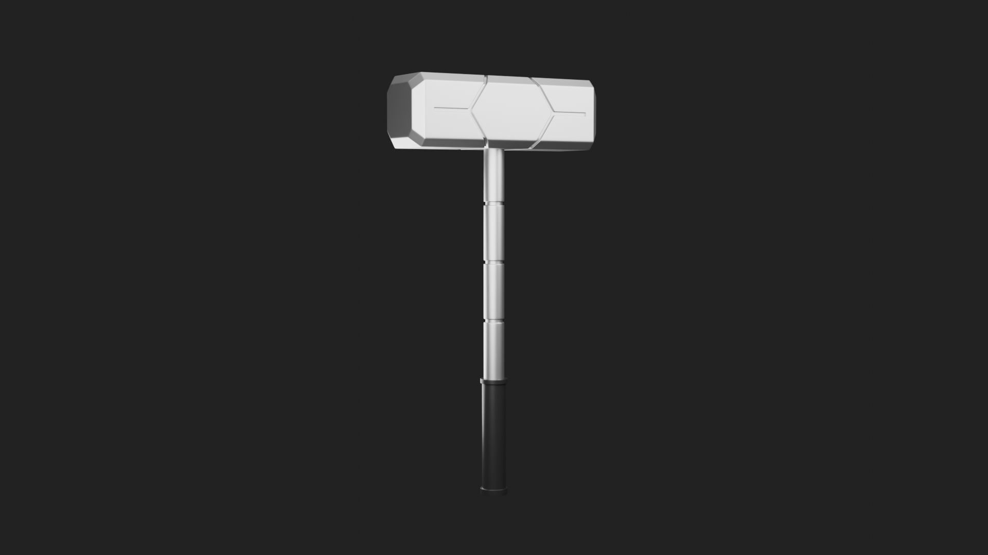Sci Fi Hammer 01 3D print model_1