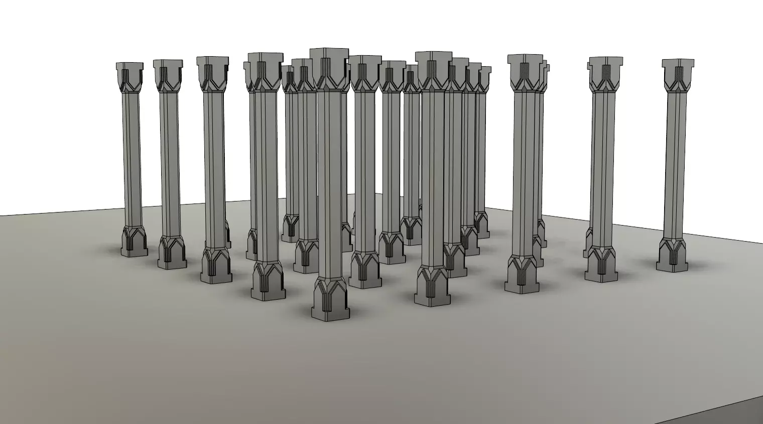 Moria column 3D print model