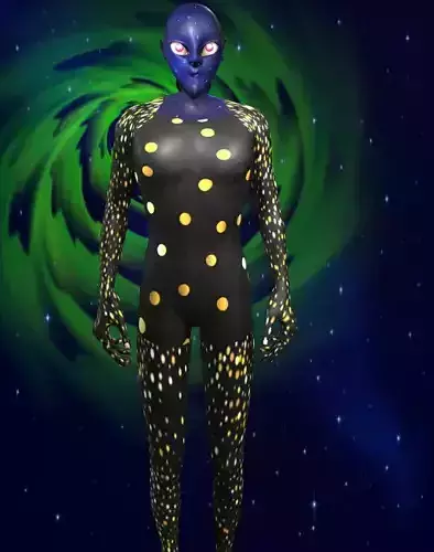 Alien Creature Low-poly 3D model
