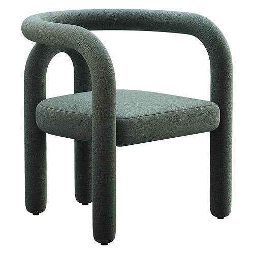 Vatican Chair Low-poly 3D model 7