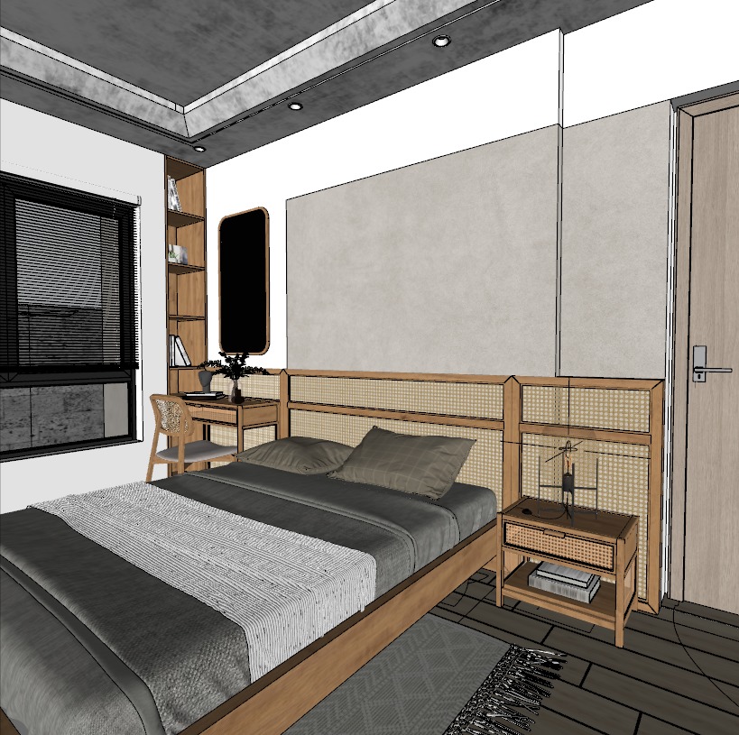 Modern Minimalist Interior 3D model_13