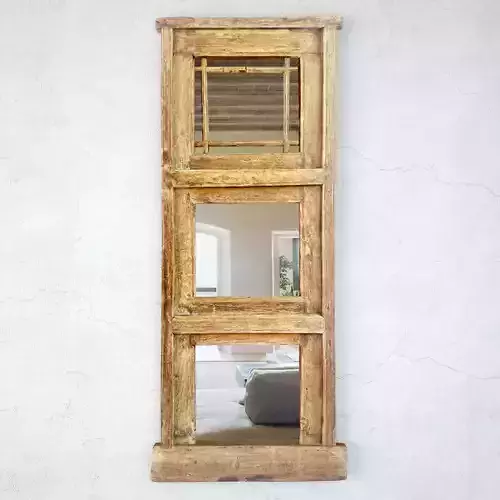Old Agra Window Mirror 3D model