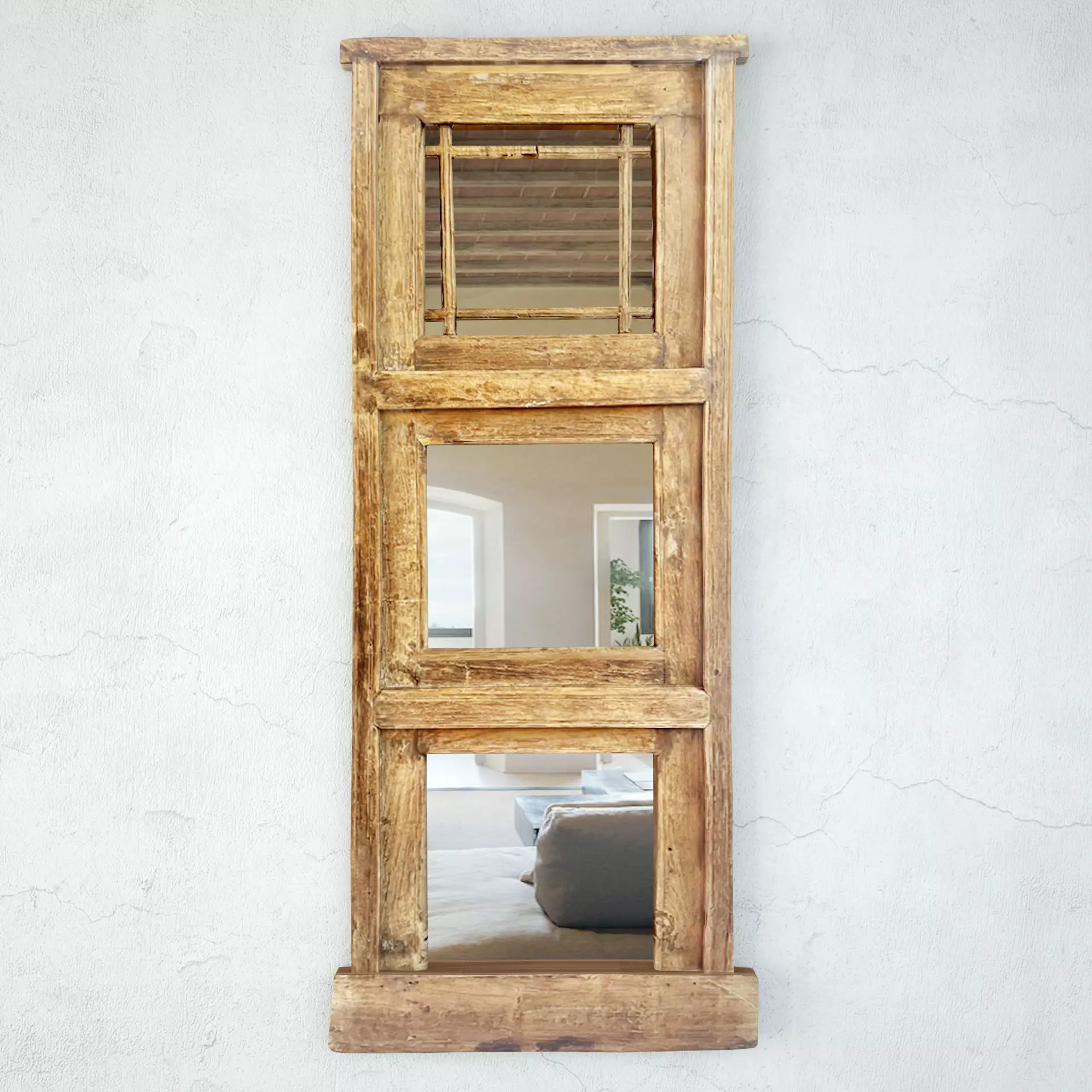 Old Agra Window Mirror 3D model_0