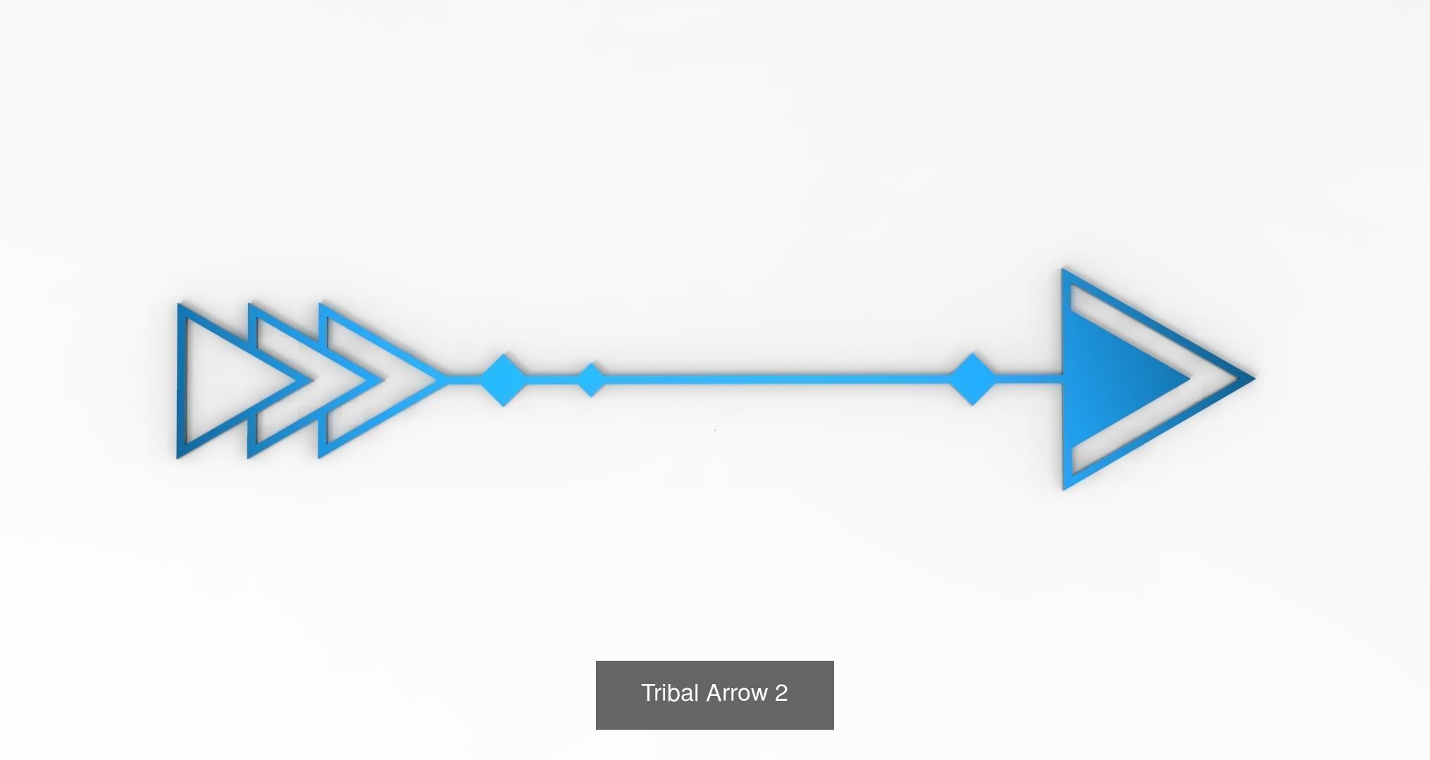 Tribal Arrow 3D Model Collection_2