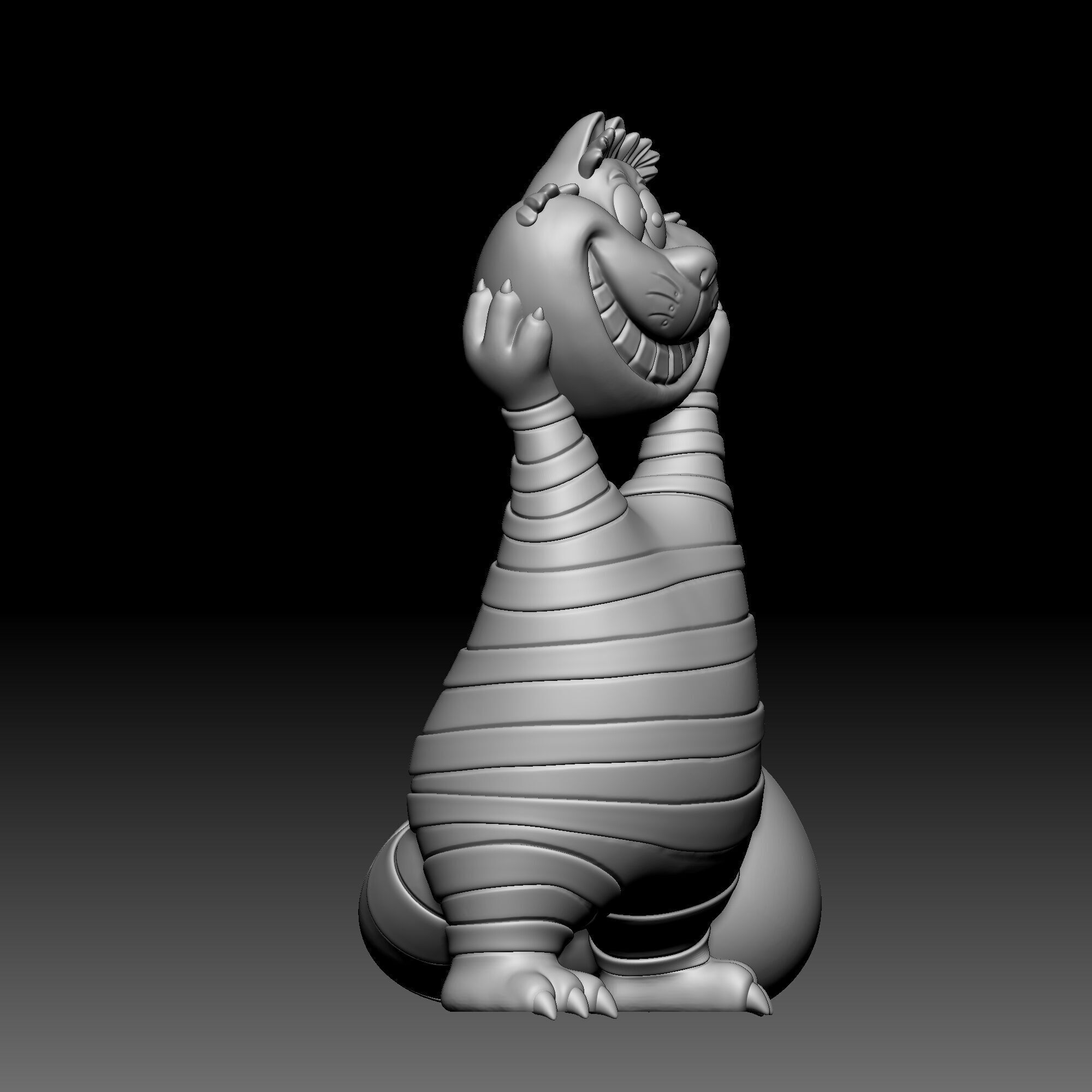 Cheshire cat - Alice in Wonderland - 010 3D print model_6