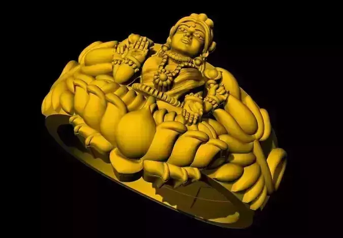 Laxmi Ring 3dm file