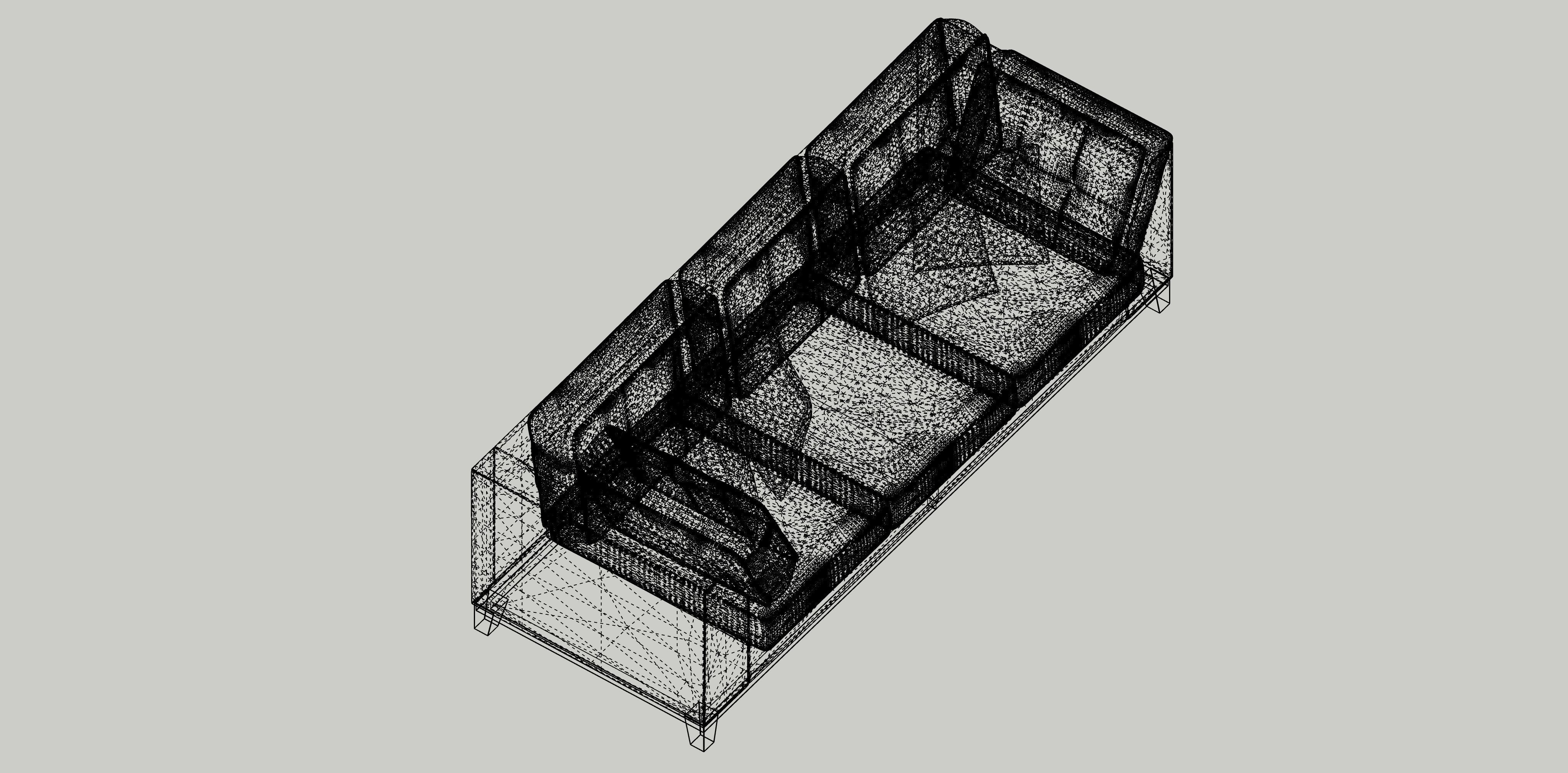 Sofa ASHLEY Laylabrook 3D model_8