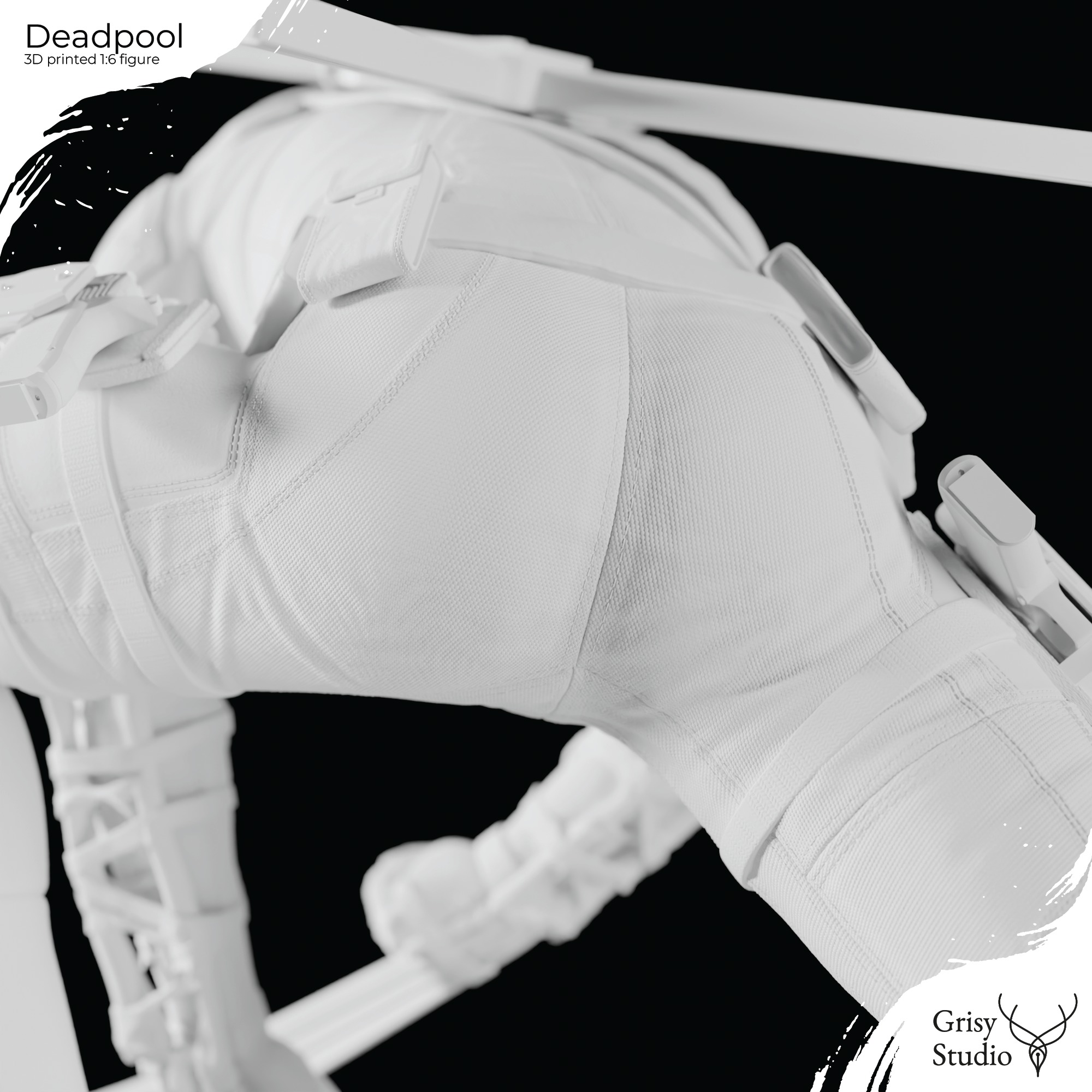 Deadpool premium figure 3D print model_18