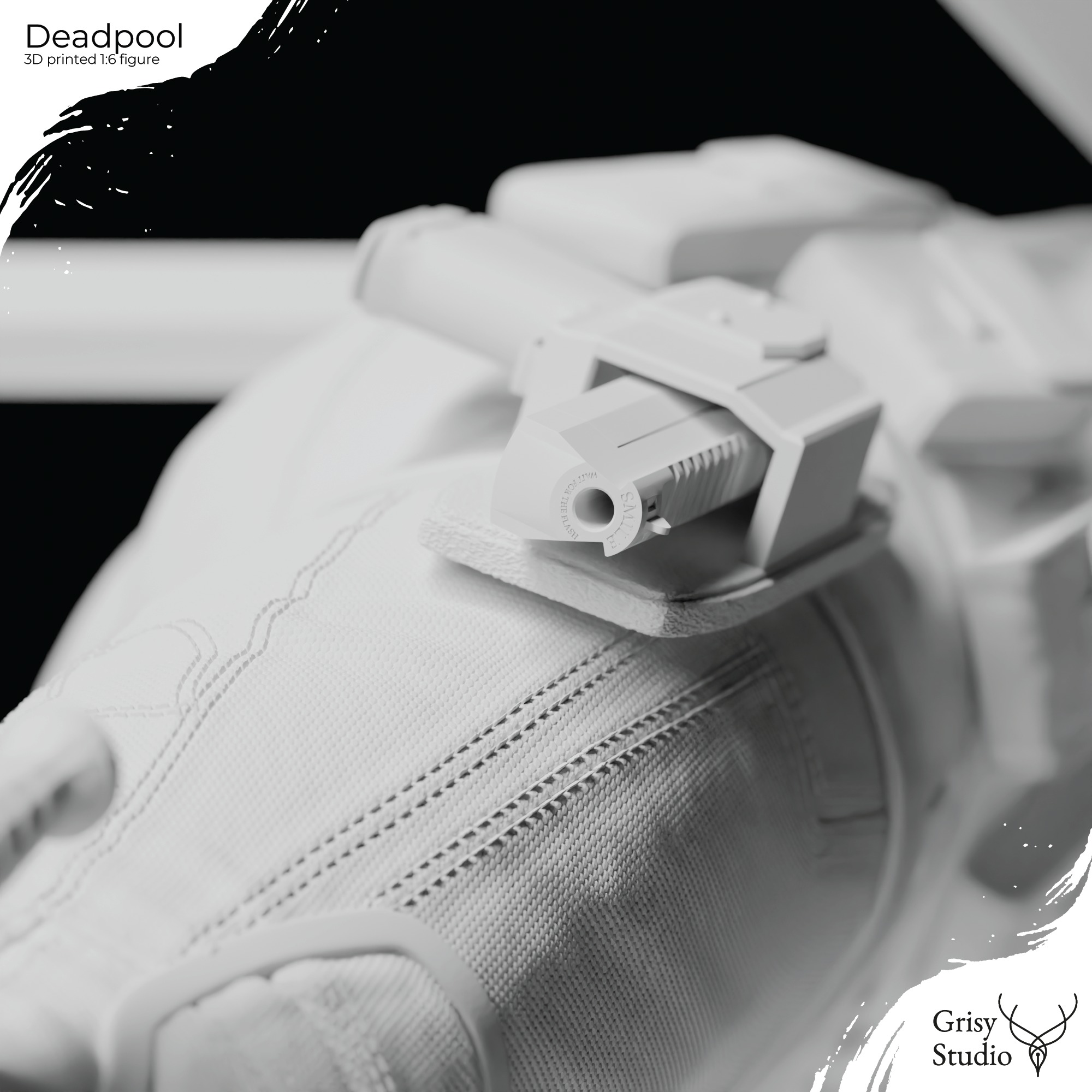 Deadpool premium figure 3D print model_19