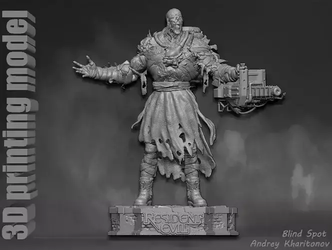 Nemesis Resident Evil 3D print model