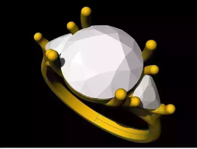 Cluster Ring 3dm file