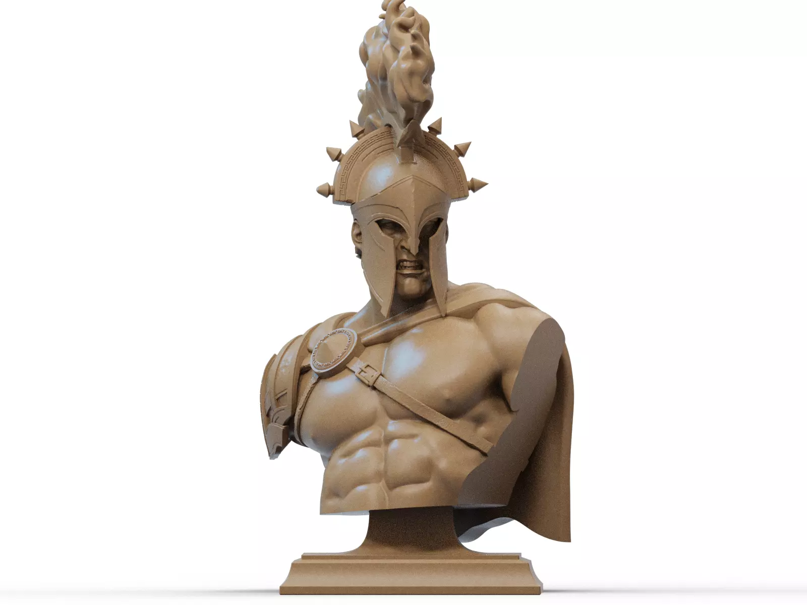 Ares Bust 3D Print 3D print model