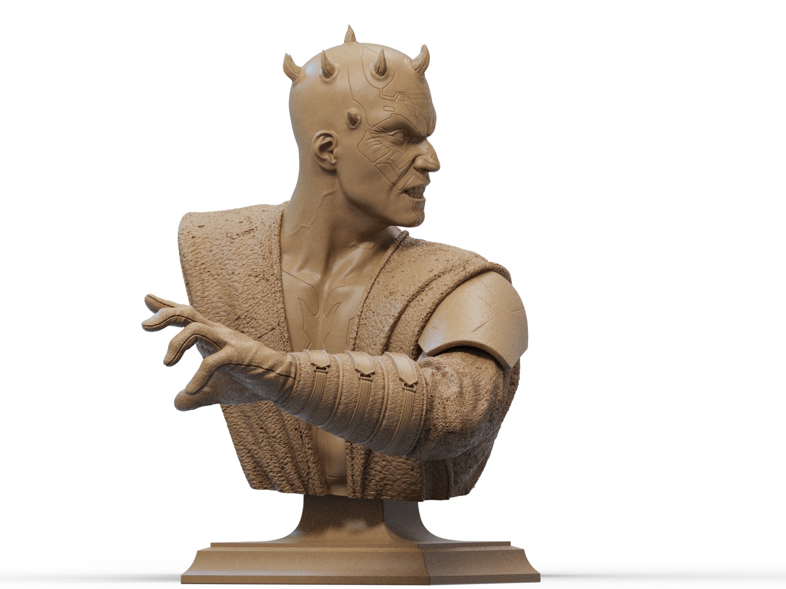 Darth Maul Bust 3D Print 3D print model_1
