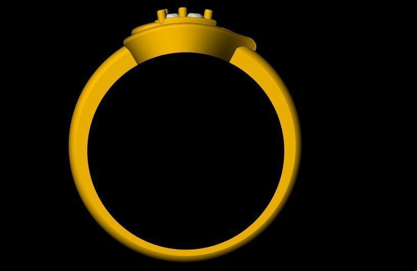 Leaf Ring 3dm file 3D print model_4