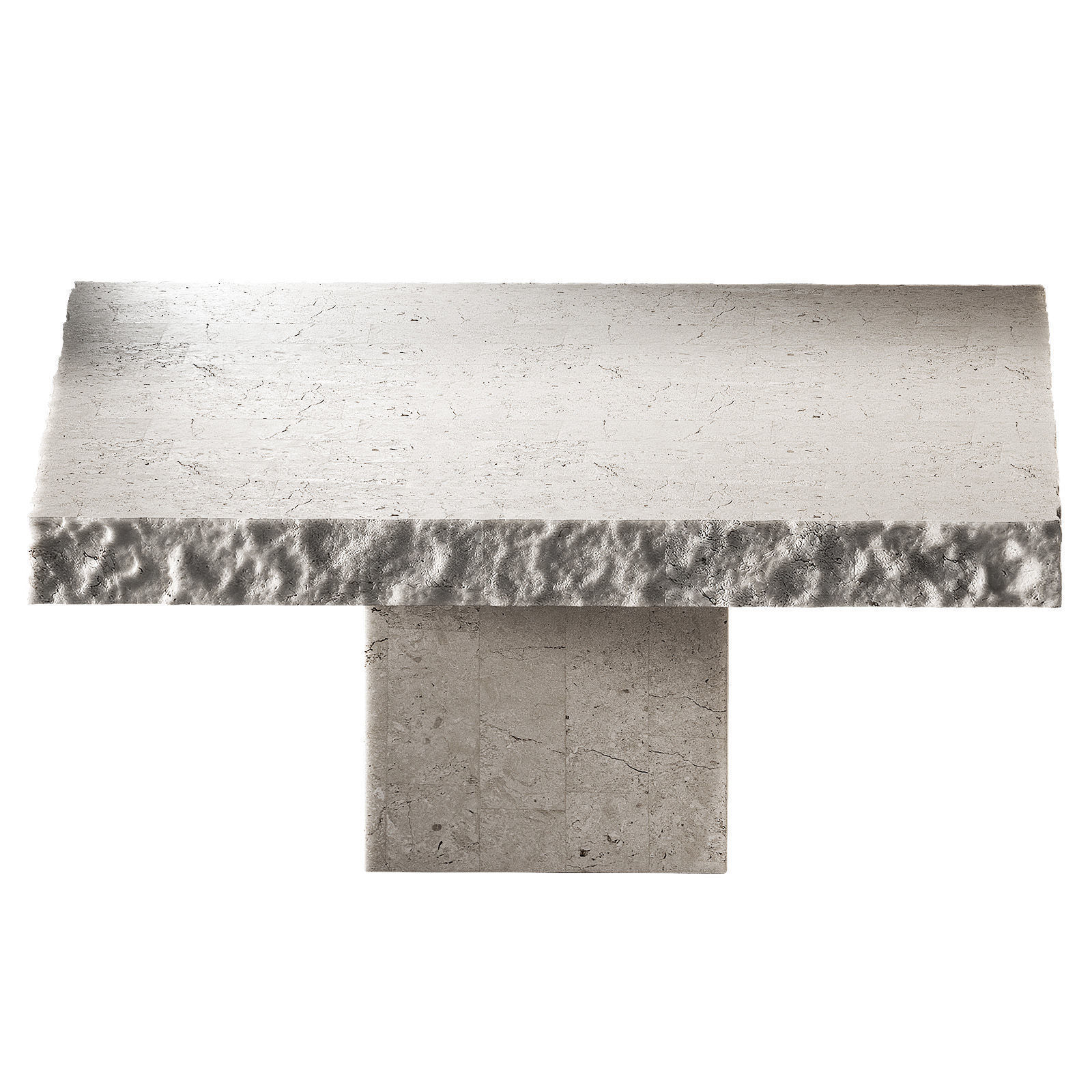 Orilla Coffee table Side table Engold rough rocky edge 3D model_3