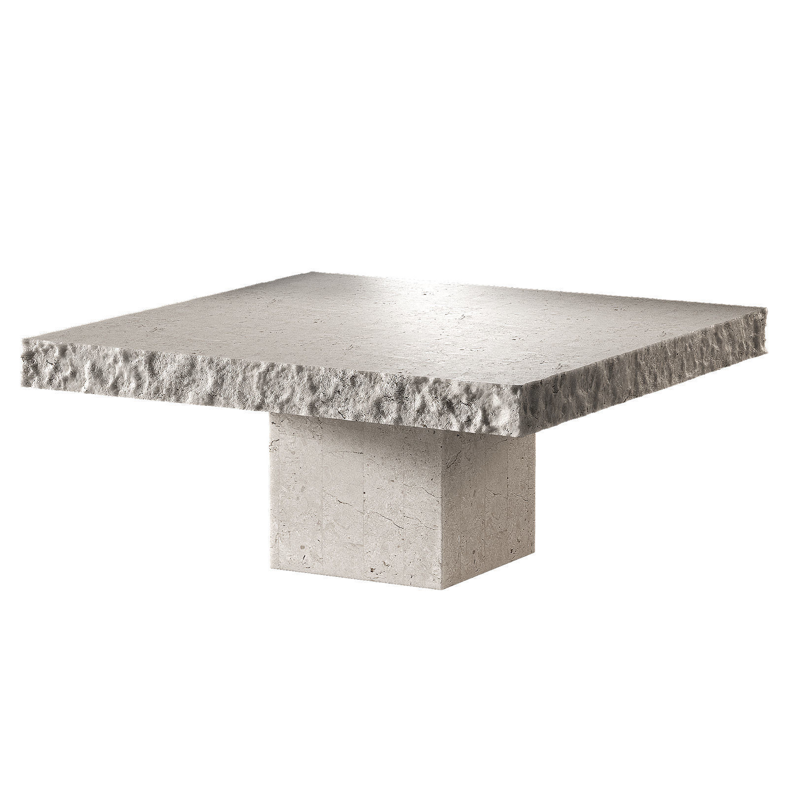 Orilla Coffee table Side table Engold rough rocky edge 3D model_4